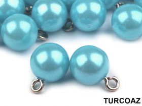 Perle Sirag 4mm, Albe (12 siraguri/pachet) Perle cu buclă, Ø10 mm (25 bucati/pachet)