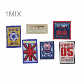 Iron-On Patch (12 pcs/pack)Code: F11152 - Iron-On Patch 390416 (10 mix pcs/pack)