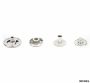 Capse Sistem S Spring, 10 mm, Nickel, Antic-brass, Black-oxid (1.000 seturi/pachet) - 4