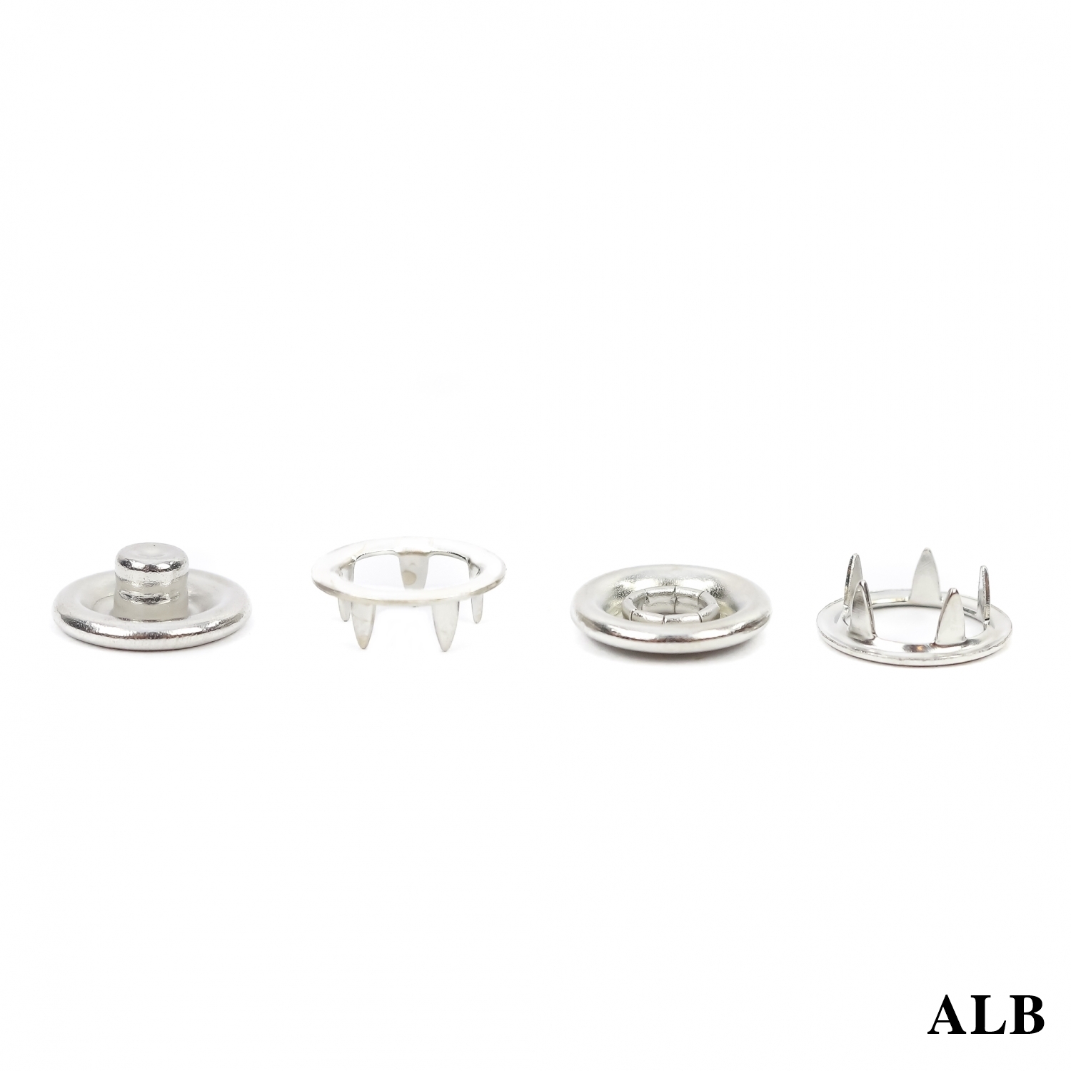 Capse Metalice, 15 mm, Nickel-Free (250 seturi/pachet) - 3