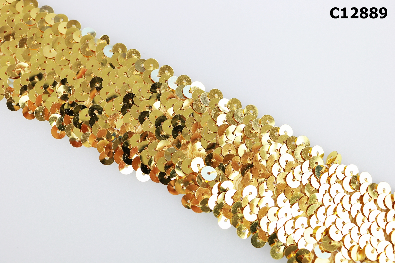Pasmanterie Elastica cu Paiete, Latime: 40 mm (10 metri/rola)Cod: C12889 - 6