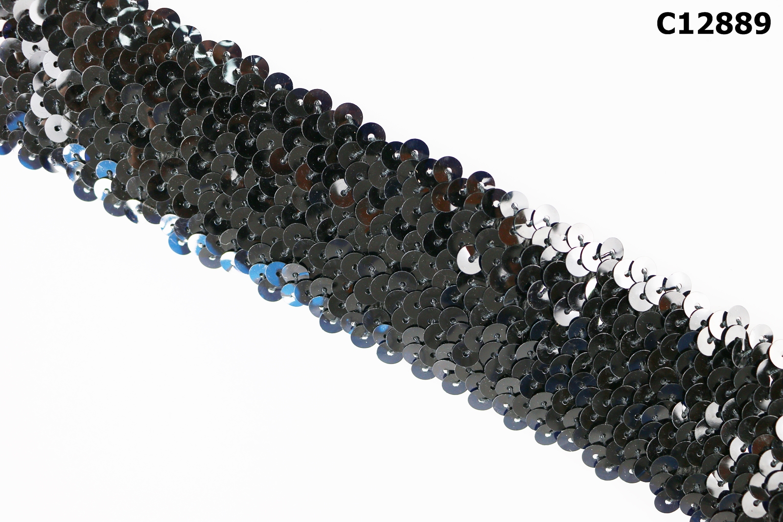 Pasmanterie Elastica cu Paiete, Latime: 40 mm (10 metri/rola)Cod: C12889 - 9