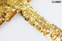 Elastic Trimmings with Seaquins, Width: 40 mm (10 meters/roll)Code: C12889 - 5