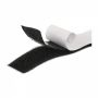 Hook and Loop with Adhesive, 50 mm, White, Black (25 meters/roll) - 1