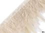 Feather Trim with Rooster Feathers, width 12 cm (5 meters/pack) - 6