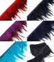 Feather Trim with Rooster Feathers, width 12 cm (5 meters/pack) - 1