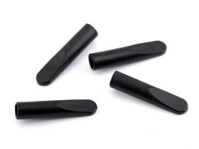 Capete de Snur, Transparent, Alb, Negru (200 bucati/set) Cod: 0305-3646 - Capat Snur Metalic, Ø4 mm, Negru (25 bucati/pachet) Cod: 160067