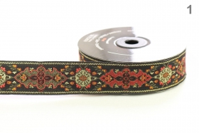Banda Decorativa, latime 25 mm (25 metri/rola)Cod: M17032504 Banda Decorativa Tesuta, Poliester, 27mm (10 metri/rola) Cod: 28591