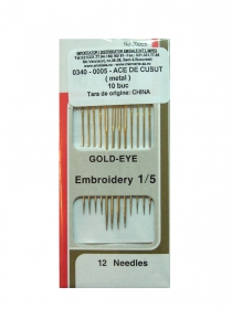 Ace de Cusut, Fine, pentru Brodat (10 seturi/cutie), Cod: 0340-0005