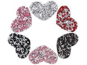 Iron-On Patch (10 pcs/pack) Code: 400099 - Iron-On Patch with Sequins, Heart (10 pcs/pack) Code: 390690