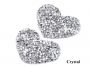 Iron-On Patch with Sequins, Heart (10 pcs/pack) Code: 390690 - 2