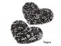 Iron-On Patch with Sequins, Heart (10 pcs/pack) Code: 390690 - 6