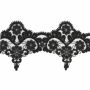 Border Lace Embroidered Trim Tulle, 130 mm (9 m/roll) Code: 14336 - 1