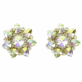 Aplicatii cu Cristale/Strasuri Aplicatii cu Strasuri din Sticla, 5.6cm (2 bucati/pachet) Cod: BW-58