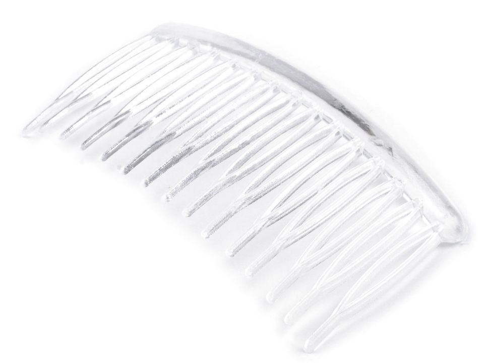 Plastic Hair Comb, 80x45 mm (10 pcs/pack) Code: 140382