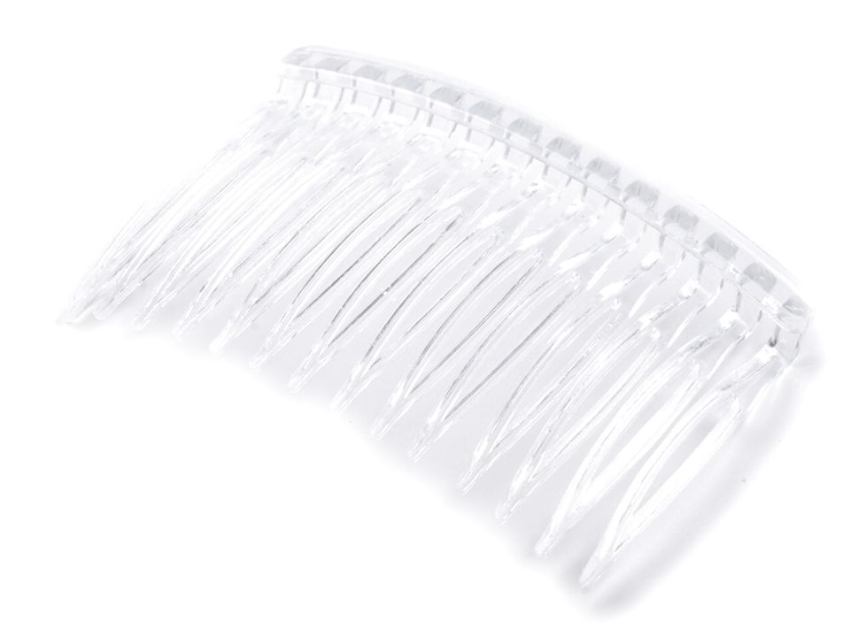 Plastic Hair Comb, 70x45 mm (10 pcs/pack) Code: 160741