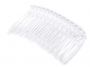 Plastic Hair Comb, 70x45 mm (10 pcs/pack) Code: 160741 - 1