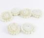 Shank Buttons with Pearls, Sequins and Beads, 5 cm, Cream (6 pcs/pack) Code: BT0826 - 4