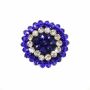Shank Buttons with Rhinestones and Beads, 4 cm (10 pcs/pack) Code: BT0825 - 2