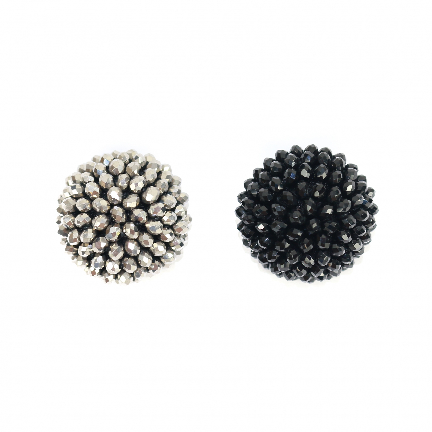 Shank Buttons with Beads, 3x2 cm, (10 pcs/pack) Code: BT0821