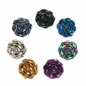 Buttons with Beads (10 pcs/pack) - Shank Buttons with Beads, 3 cm (10 pcs/pack) Code: BT0831