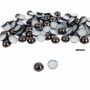 Half Pearl Bead Flat Back, 10 mm (100 pcs/pack) Code: BW-PERLA - 20