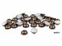 Half Pearl Bead Flat Back, 10 mm (100 pcs/pack) Code: BW-PERLA - 7