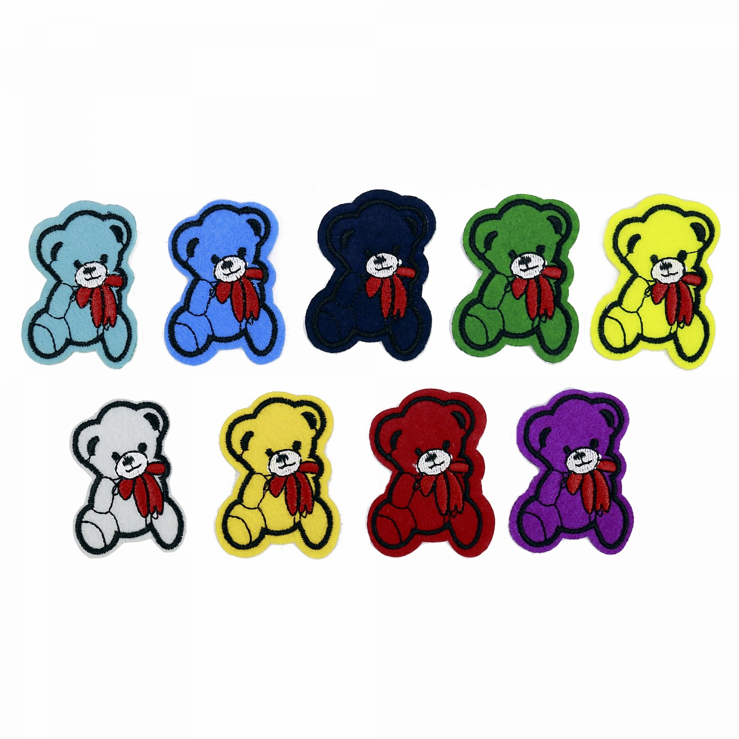 Iron-On Patch, Bear, 5.5x3.5 cm (12 pcs/pack) Code: CX0477