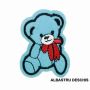 Iron-On Patch, Bear, 5.5x3.5 cm (12 pcs/pack) Code: CX0477 - 3