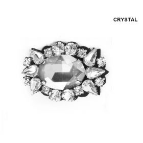 Aplicatii cu Cristale/Strasuri Aplicatii cu Strasuri din Sticla, 4.5x3 cm (6 bucati/pachet) Cod: MT0675