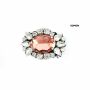 Sew-on Rhinestone Appliques,  4.5x3 cm (6 pcs/pack) Code: MT0675 - 5