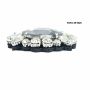 Sew-on Rhinestone Appliques,  4.5x3 cm (6 pcs/pack) Code: MT0675 - 10