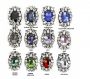 Sew-on Rhinestone Appliques,  4.5x3 cm (6 pcs/pack) Code: MT0675 - 2