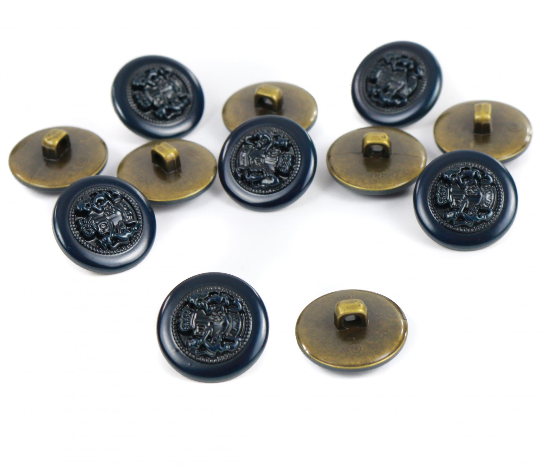 Plastic Shank Buttons, size: 24L, 32L (100 pcs/pack)Code: S740