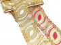 Pasmanterie Brodata cu Fir Metalic, latime 7,5 cm (1 metru)Cod: EMI40055 - 1
