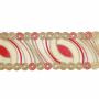 Pasmanterie Brodata cu Fir Metalic, latime 7,5 cm (1 metru)Cod: EMI40055 - 5