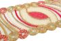 Pasmanterie Brodata cu Fir Metalic, latime 7,5 cm (1 metru)Cod: EMI40055 - 6