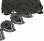 Embrodered Trim/Border, width 8.2 cm (1 m/roll)Code: EMI39947 - 1