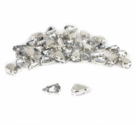 Sew-on Rhinestones - Sew-on Rhinestones Crystals, Size 8x13 mm (100 pcs/pack)Code: R11782