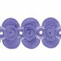 Border Lace Embroidered 3D, 10 cm (1 m/roll) Code: A012-0109 - 6