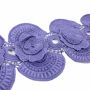 Border Lace Embroidered 3D, 10 cm (1 m/roll) Code: A012-0109 - 7