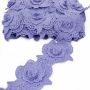 Border Lace Embroidered 3D, 9.3 cm (12.55 m/roll) Code: A012-0038 - 2