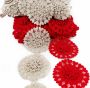 Border Lace Embroidered 3D, 9 cm (1 m/roll) Code: A012-0037 - 1
