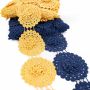 Border Lace Embroidered 3D, 9 cm (1 m/roll) Code: A012-0111 - 1