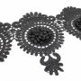 Border Lace Embroidered 3D, 16 cm (1 m/roll) Code: A012-0048 - 4