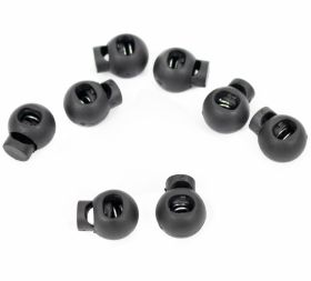 Opritori si Capete Snur Opritori Snur, 15x18 mm, Negri (200 bucati/set) Cod: 0305-3129