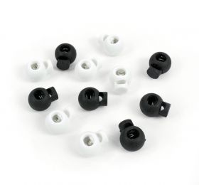 Back in Stock - Round Cord Locks, 15x18 mm (200 pcs/set) Code: 0305-3129