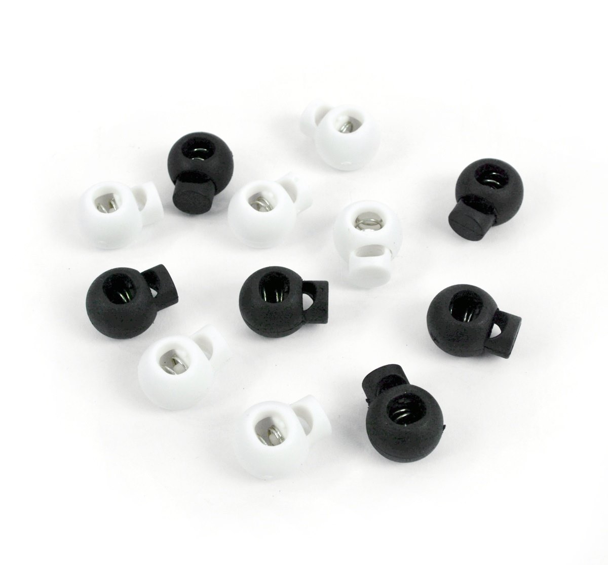 Round Cord Locks, 15x18 mm (200 pcs/set) Code: 0305-3129