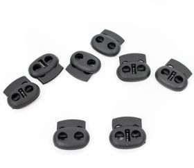 Opritori si Capete Snur Opritori Snur, 23x20 mm, Negrii (200 bucati/set) Cod: 0305-3030