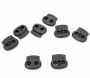 Round Cord Locks, 23x20 mm, Black (200 pcs/set) Code: 0305-3030 - 6